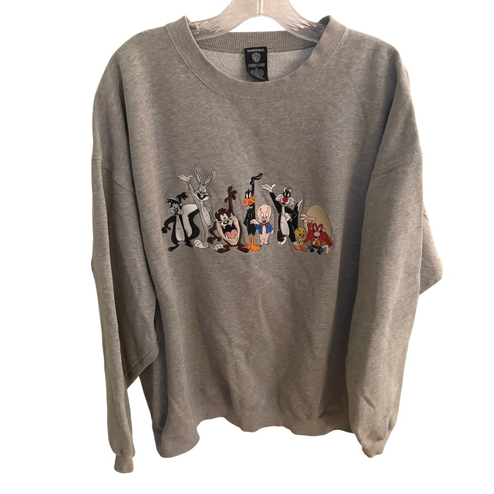 Vintage 1997 Warner‎ Bros. Studio Store XL Looney Tunes Crewneck Sweatshirt